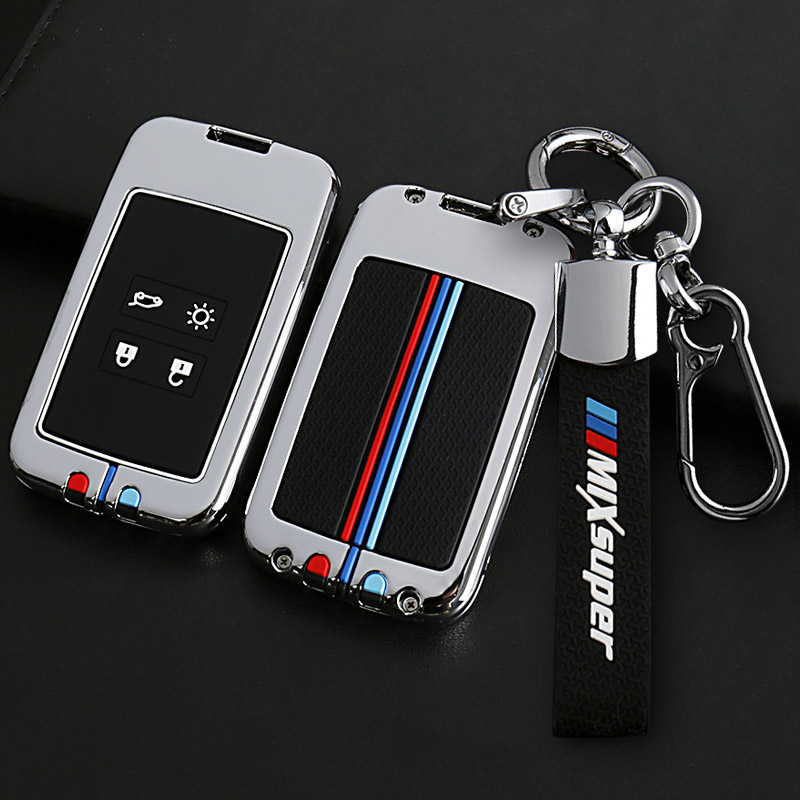 44-东风雷诺科雷傲钥匙套科雷嘉espace tce 300山羊真皮车包壳扣