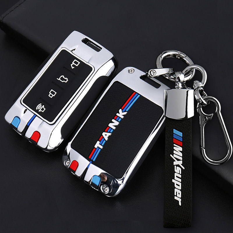 86-2024新款坦克300钥匙套500hi4t专用400三百包五百金属700男扣