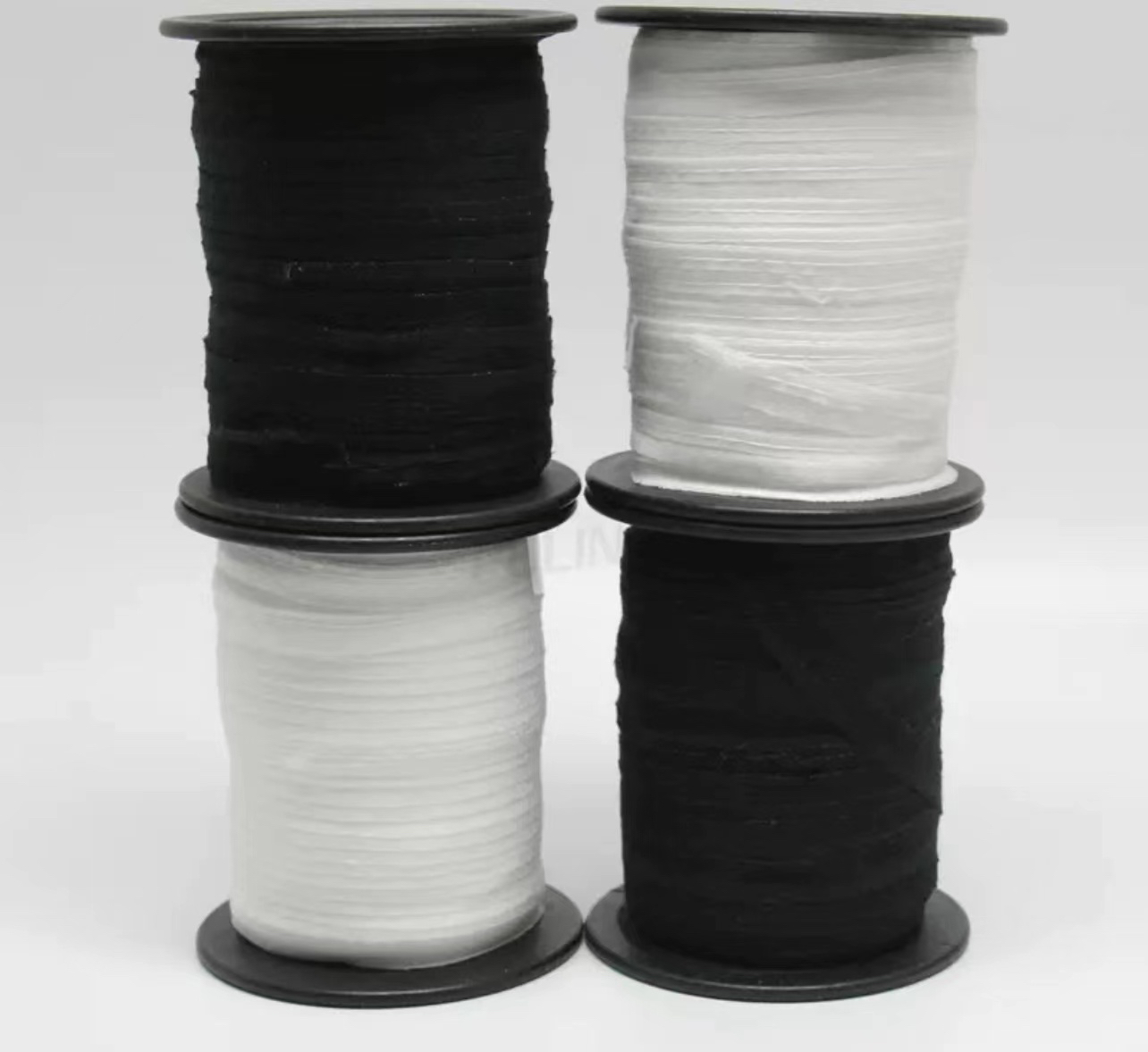 到手一白一黑服装粘合衬 嵌条衬西服子母衬 端打斜牵带袖笼条衬 