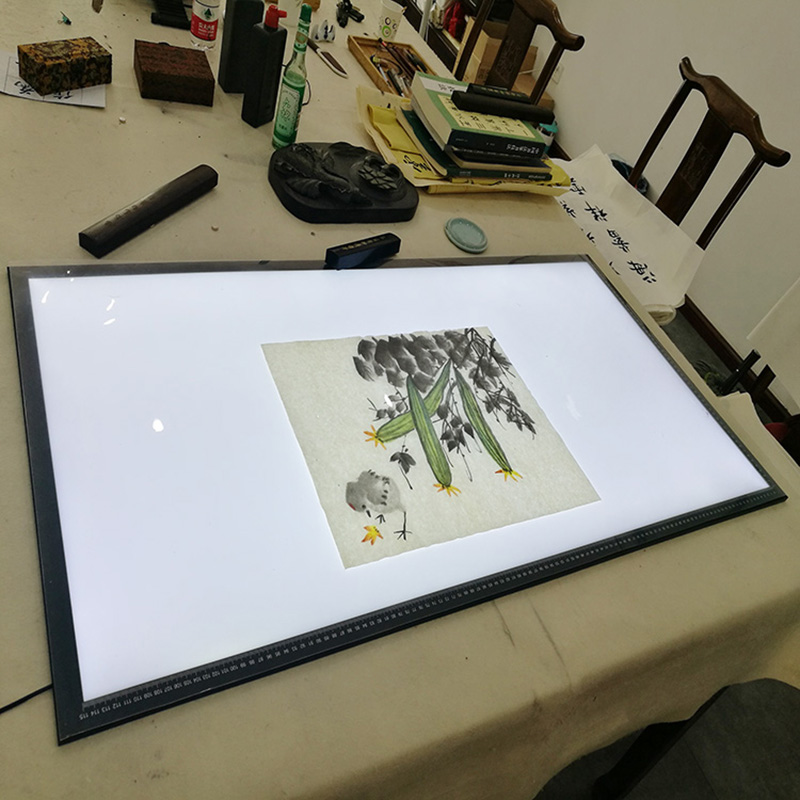 汉绘led拷贝台板a1a0临摹国画书法线描绘画画专业级透写透光台桌