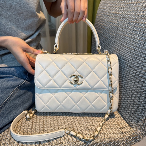 95新 Chanel/香奈儿 上海包展/浮雕trendycc包/成色直播间为准