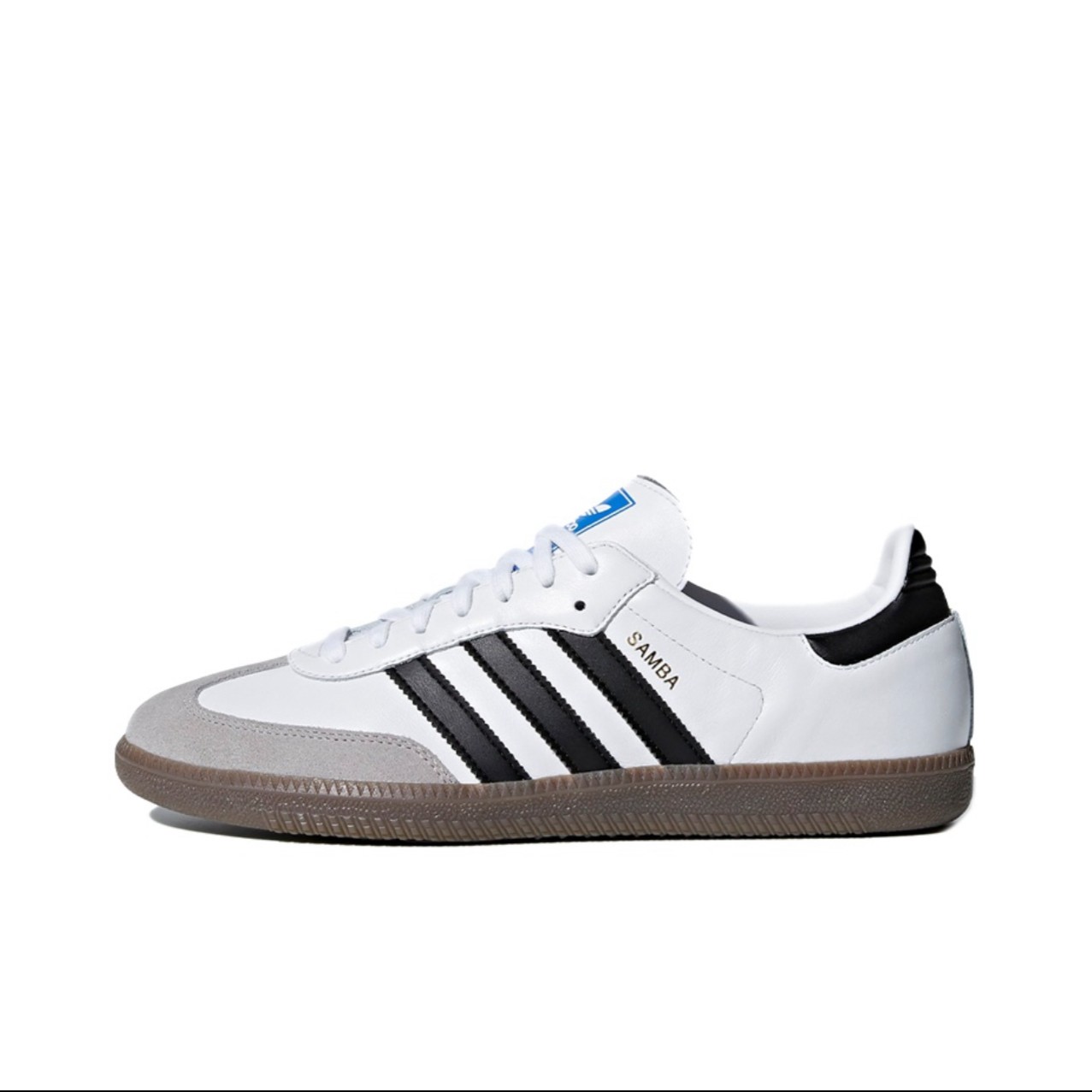 adidas 阿迪达斯 Samba OG低帮 休闲鞋 男女同款 黑白灰 B75806