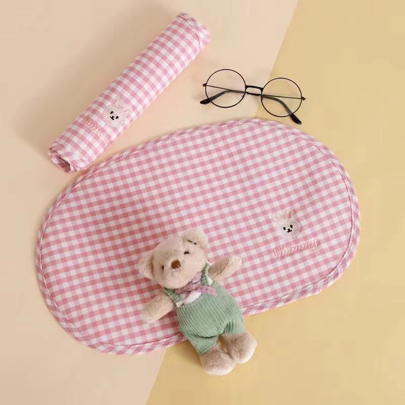 婴儿云枕莱赛尔平枕 透气护颈 枕头新生儿可水洗四季