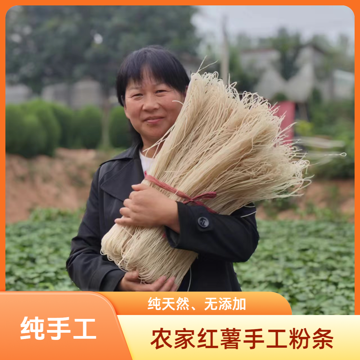 【粗粉条正宗红薯粉】好粉坊农家老板生活家庭纯红薯手工粉条三枝花