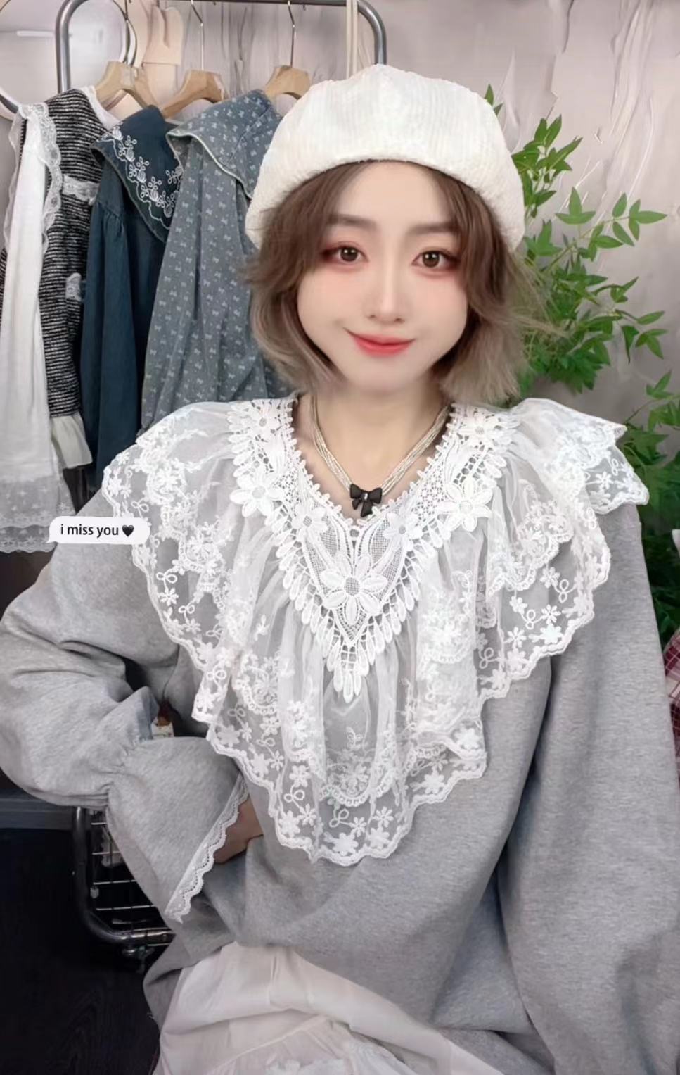 000-100号编码大唤家女装新款韩版宽松休闲时尚减龄显瘦气质上衣