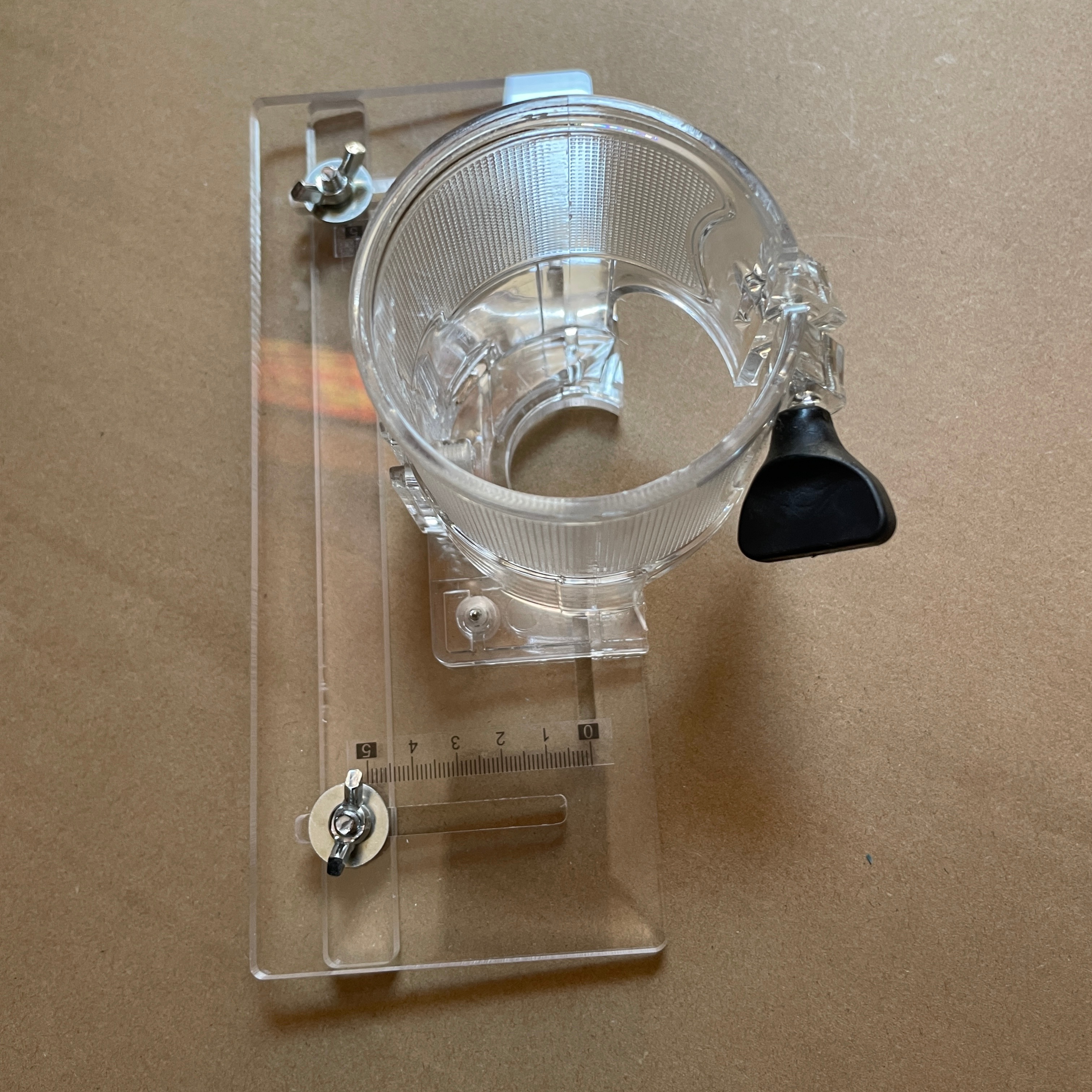 修边机改装底座木门木工合页开槽铣槽模具配件新款激光打印刻度