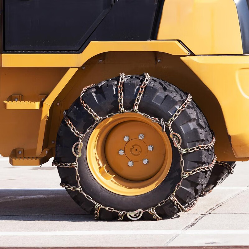 叉车防滑链包邮合力车轮胎用金属加密雪地链应急链保护链加粗链条