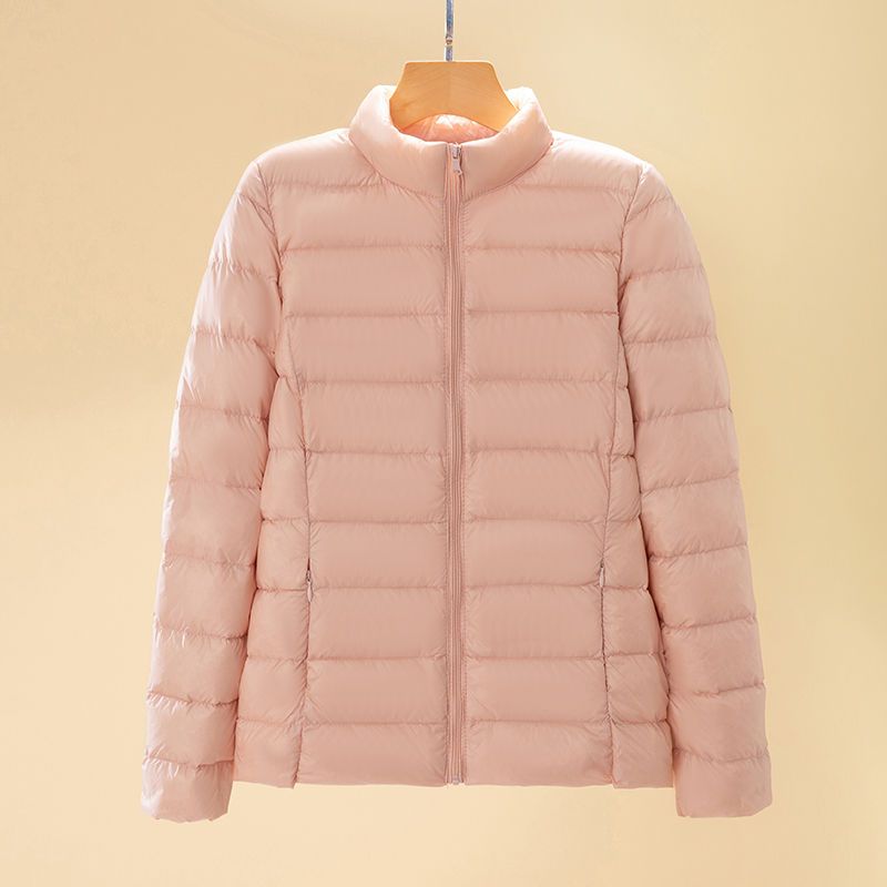 2023新款羽绒服立领大码轻薄羽绒服女年新款内胆冬季长袖保暧轻便