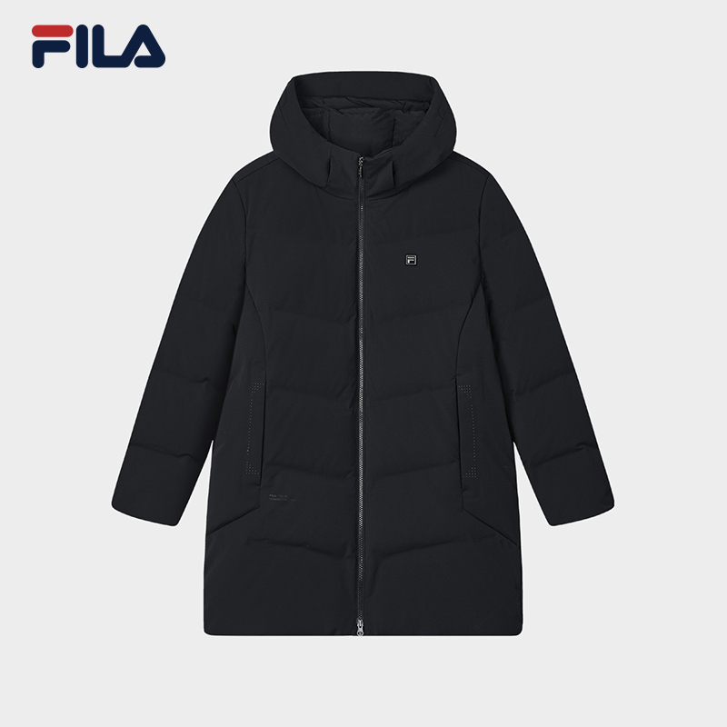 Fila/斐乐冬季新款户外时尚男款【高质VC中长款羽绒服】F11M443903F