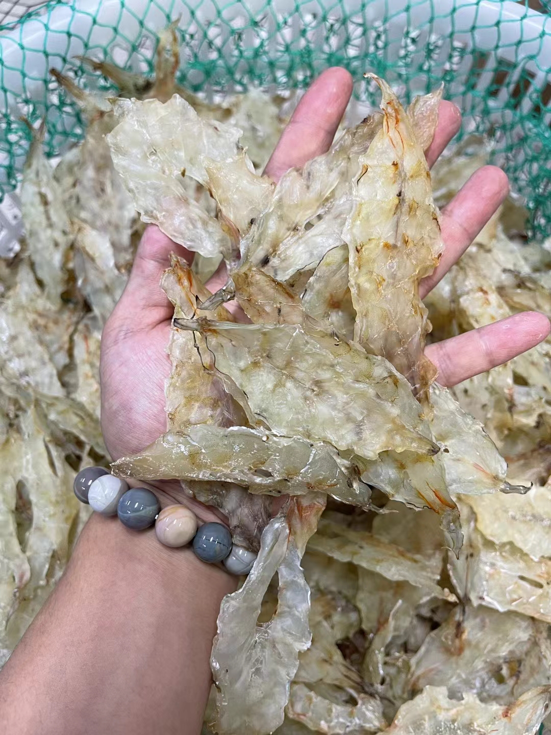 汕尾马宫 本港自晒 日晒淡干白刺虾片野生明虾片250克500克