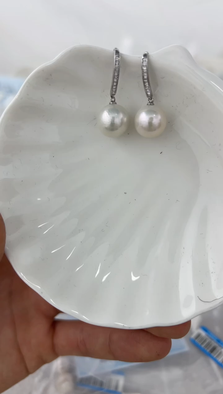 【闪购商品】淡水珍珠DA银S925镶嵌ZZ b485 耳饰