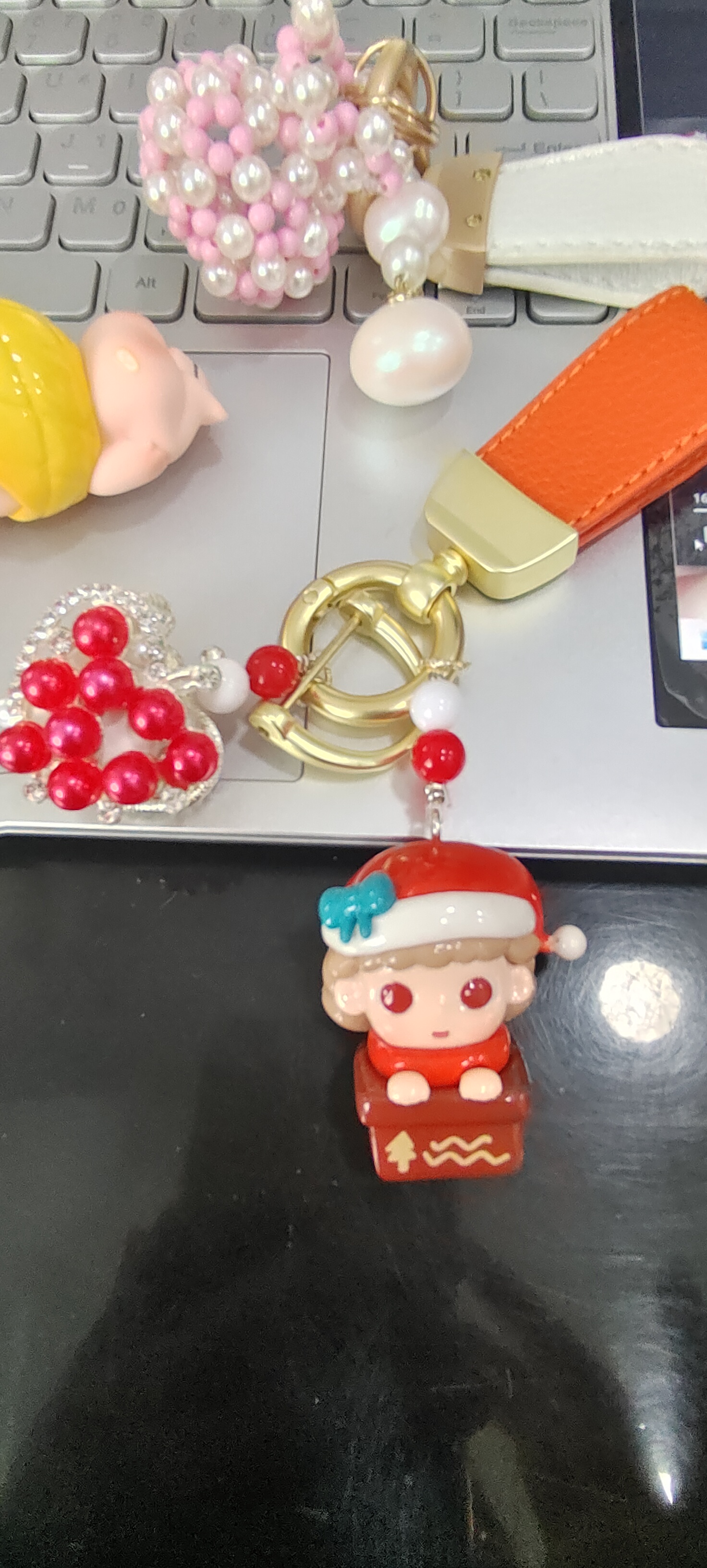 手绘珠 正版精美DIY 正版娃 钥匙链