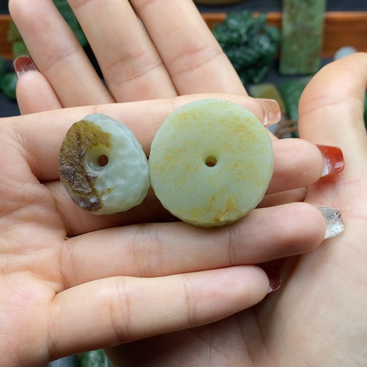 【闪购商品】和田玉颈饰未镶嵌张*