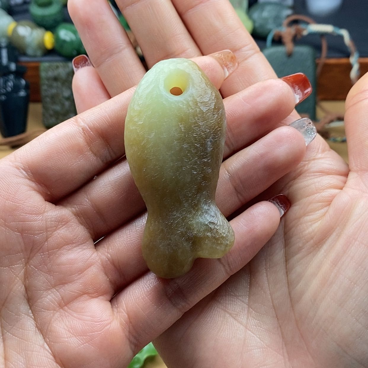 【闪购商品】和田玉颈饰未镶嵌晨****_