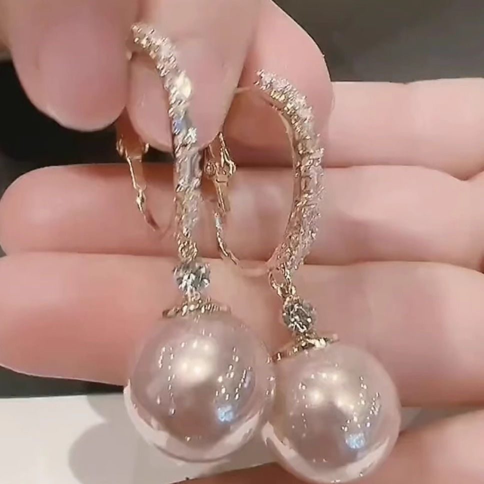 合金耳饰 高级感韩国东大门大耳圈耳饰个性潮流简约网红耳坠耳钉