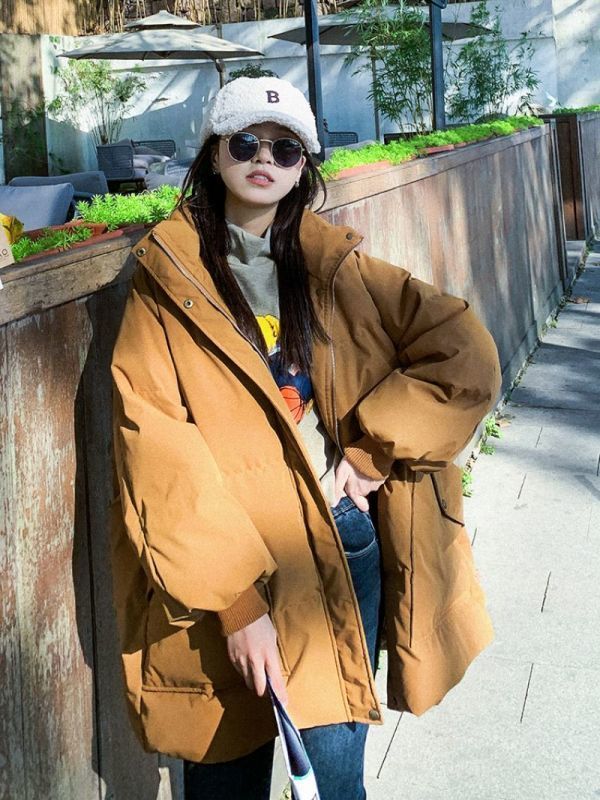 2023羽绒服新款爆款特大码斤胖mm棉衣韩版学生面包服宽松加厚冬