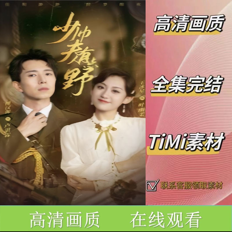 少帅夫人有点野 全集抢先看大结局网络短剧视频素材