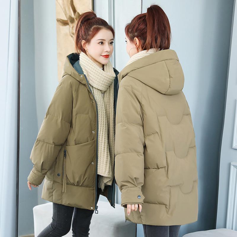 波司断码羽绒服反季羽绒羽绒服女中长款冬季2023新款韩版宽松加厚