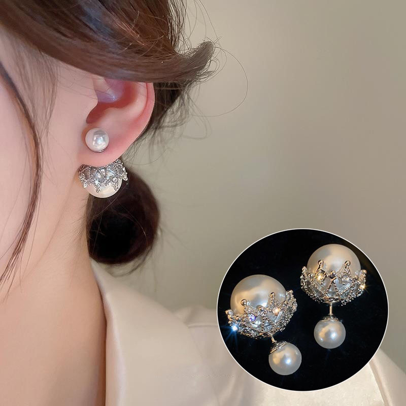 铜合金耳饰 A131法式小香风轻奢