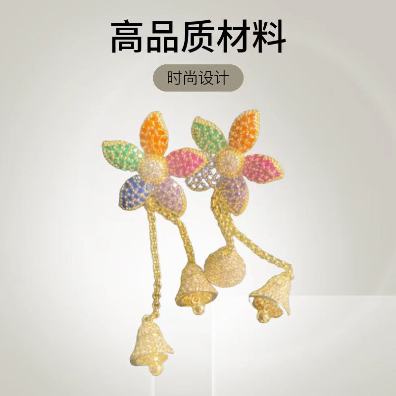 铜合金耳饰 耳环A160时尚复古耳饰