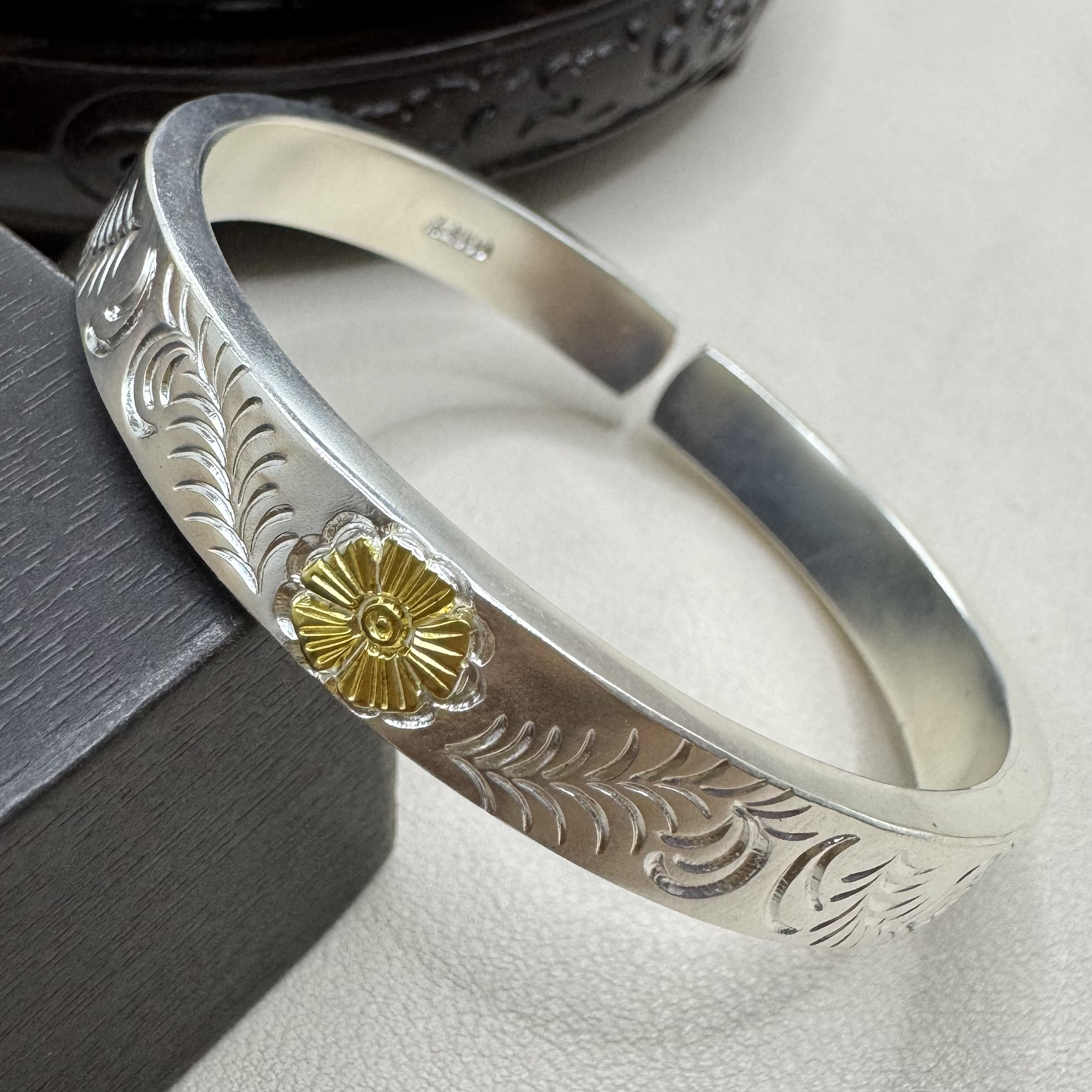 足银手镯 足银999（点金繁华手镯）