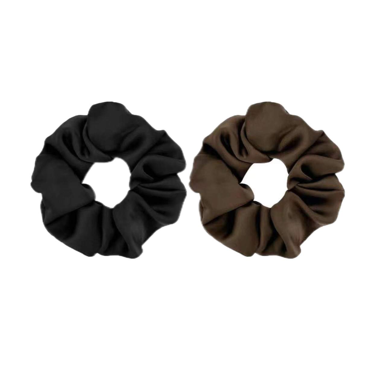 复古丝滑缎面发圈（两个一组）优质