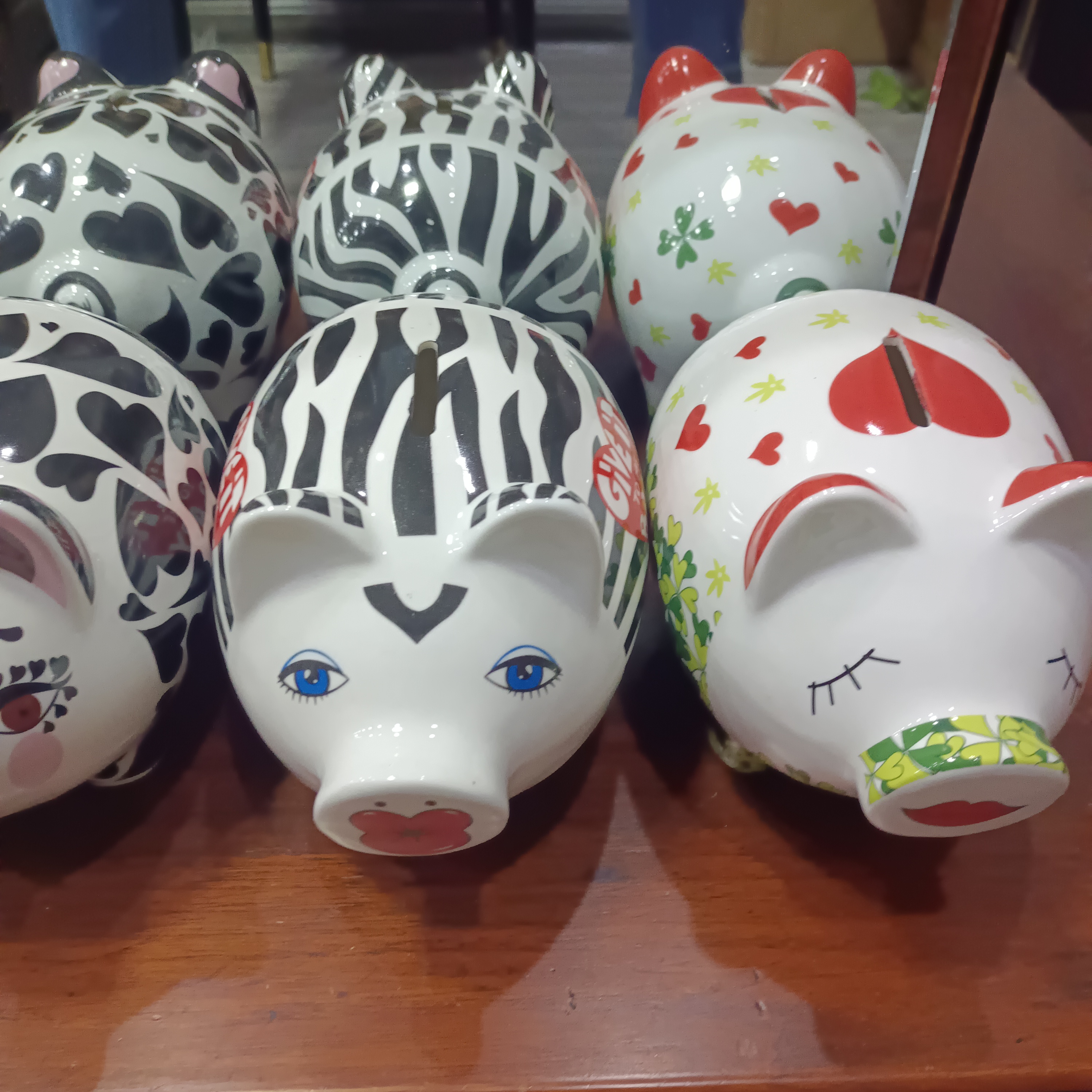 超级福袋陶瓷萌萌猪颜色随机一个