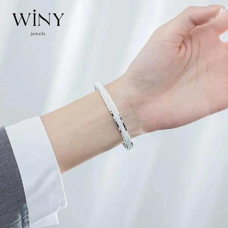 足银手镯  Winy9999银新款满天星小众ins风纯银手镯送女友圣诞礼