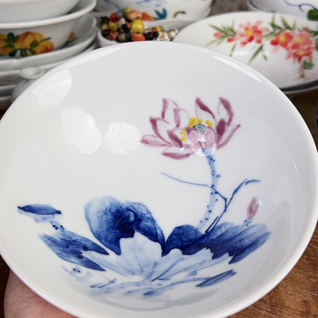 摆件景德镇瓷器手工手绘制作