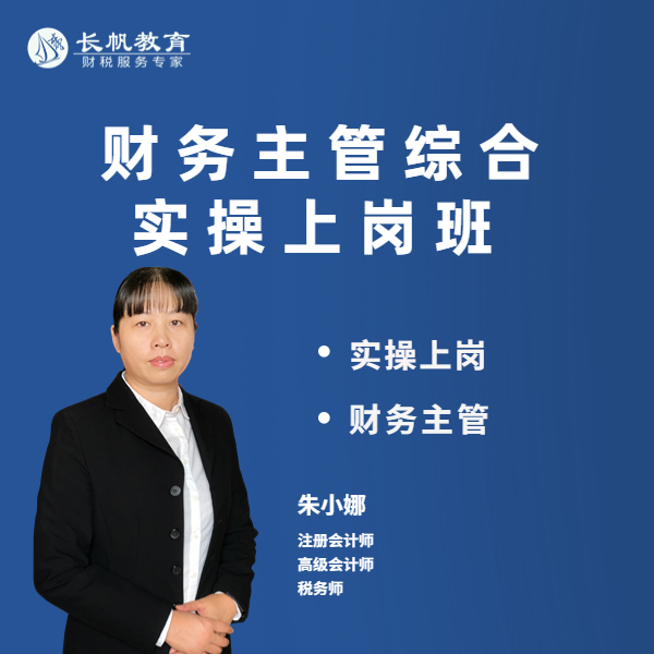 【安卓手机拍这个】财务主管综合实操上岗班