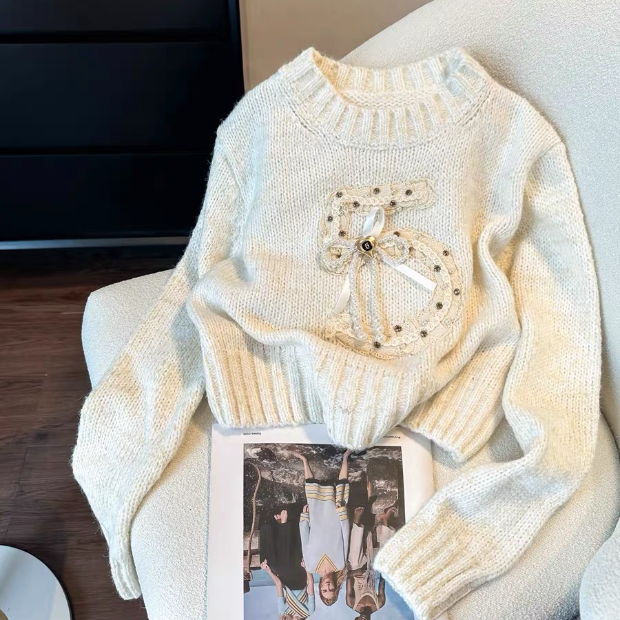 441-450洋气针织宽松慵懒风毛衣