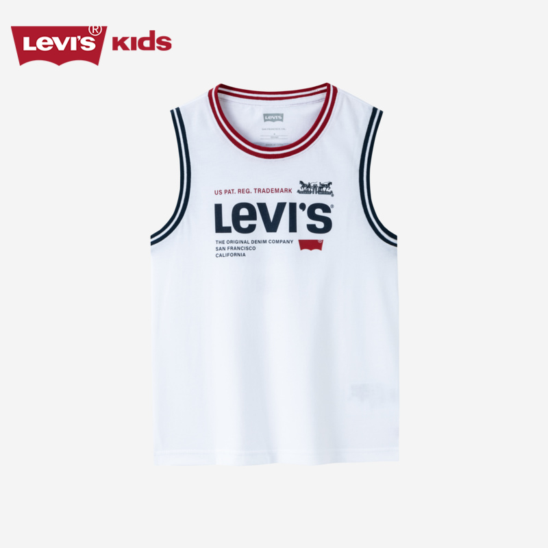 Levi's李维斯儿童装夏季透气休闲凉爽百搭无袖背心LVB-MT-H537