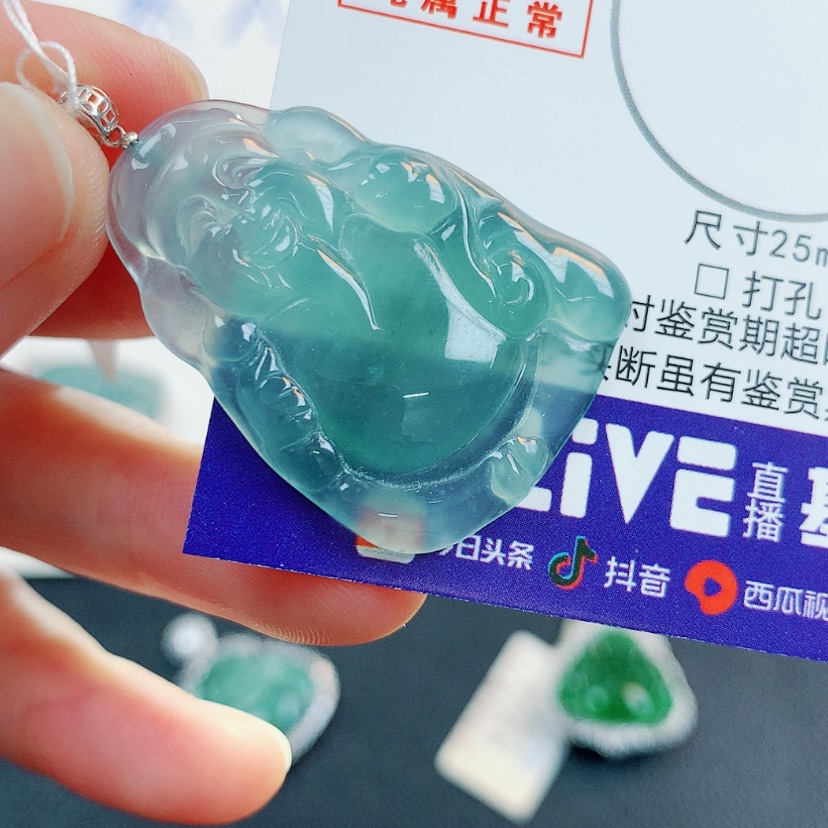 【闪购商品】翡翠颈饰18K金镶嵌