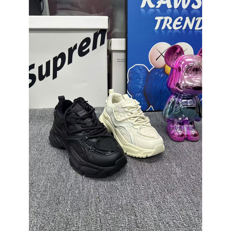 【三叔】胡炸街加绒老爹鞋女ins2024年新款内增高休闲运动鞋2402