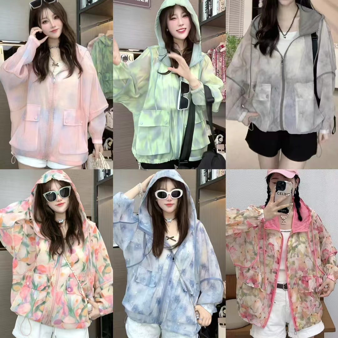 爆款防晒衣四个色