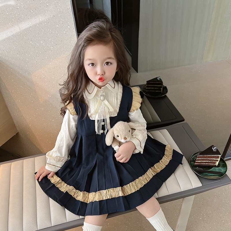 女童套装2023新款秋冬洋气炸街小女孩网红潮衣儿童宝宝春长袖女宝