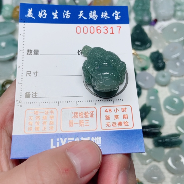 【闪购商品】翡翠颈饰未镶嵌心*