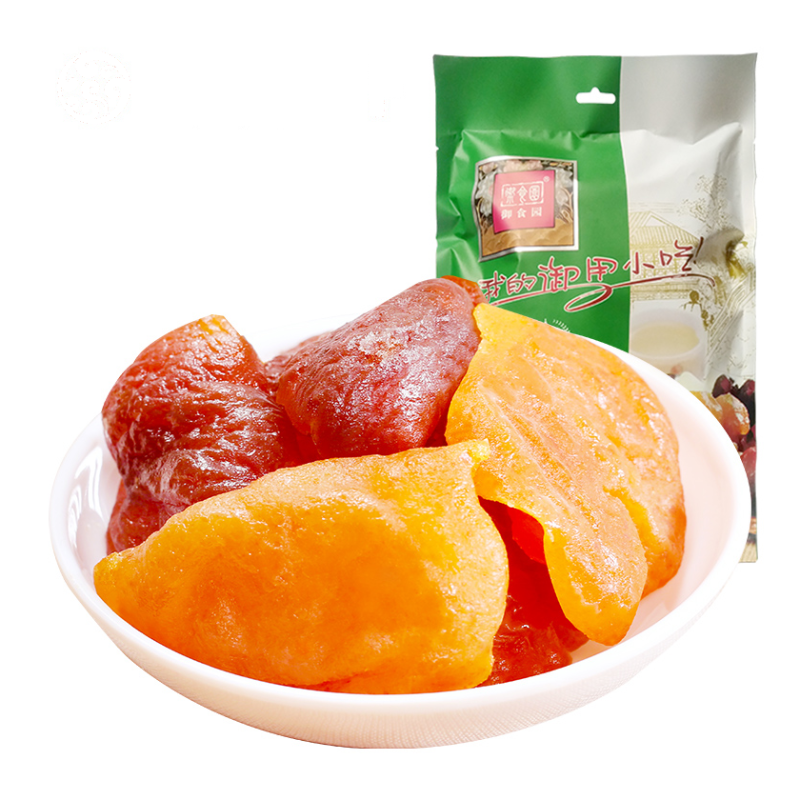 御食园什锦果脯混合500g老北京果干蜜饯海棠苹果桃梨李子杏脯即食