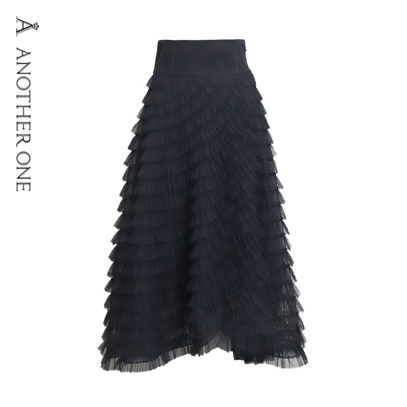 Another one法式宫廷风收腰半身裙蛋糕裙#