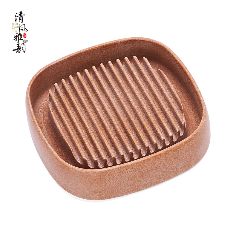 清风雅韵德国电木素盘迷你小干泡储水式茶台简约干泡茶盘壶垫家用