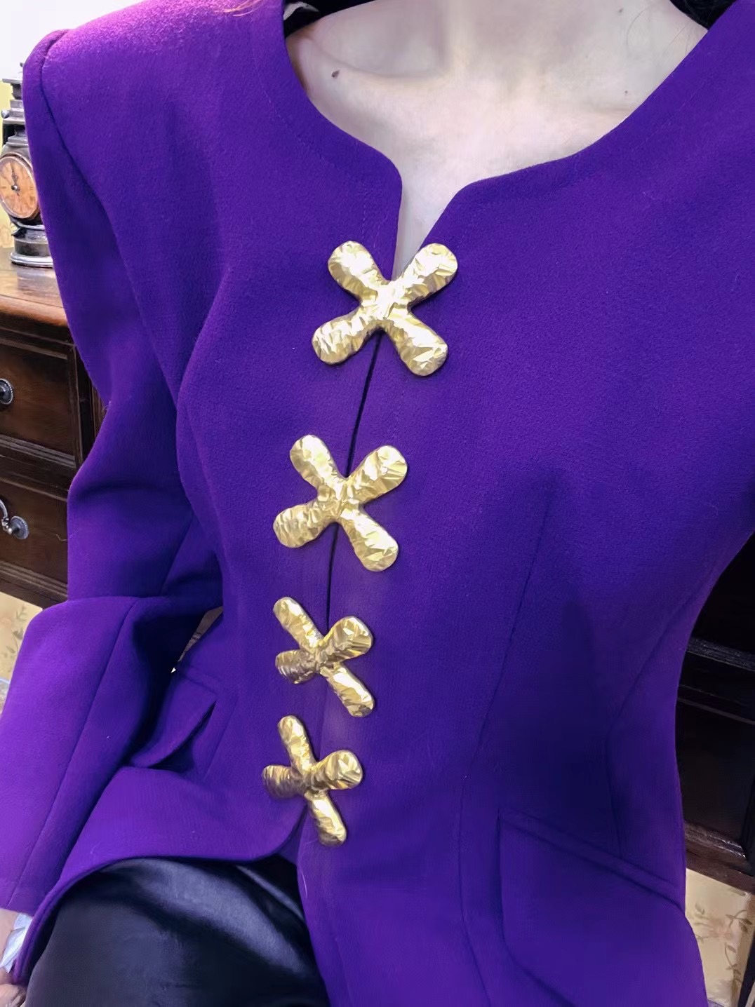 （阿脸中古Vintage）中古款式百搭复古袖扣