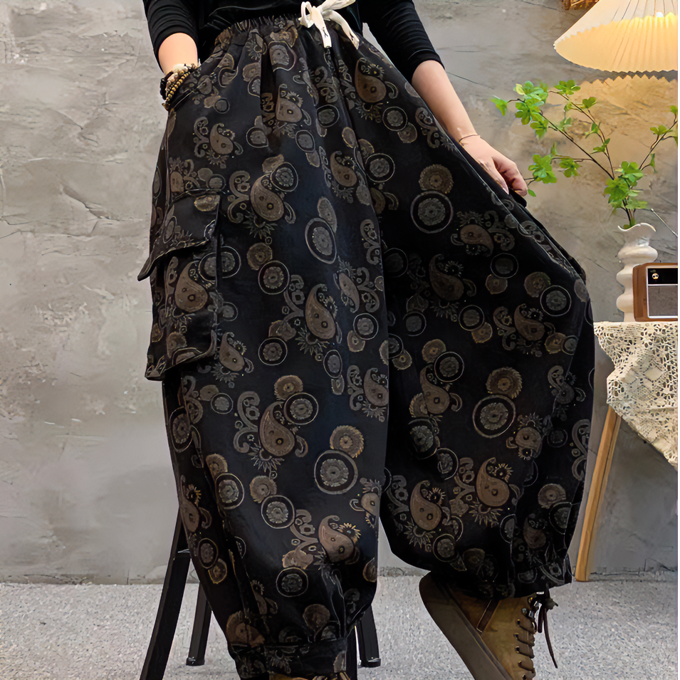 【六姐】秋季新款裤子春秋百搭休闲时尚宽松【大码牛仔长裤】