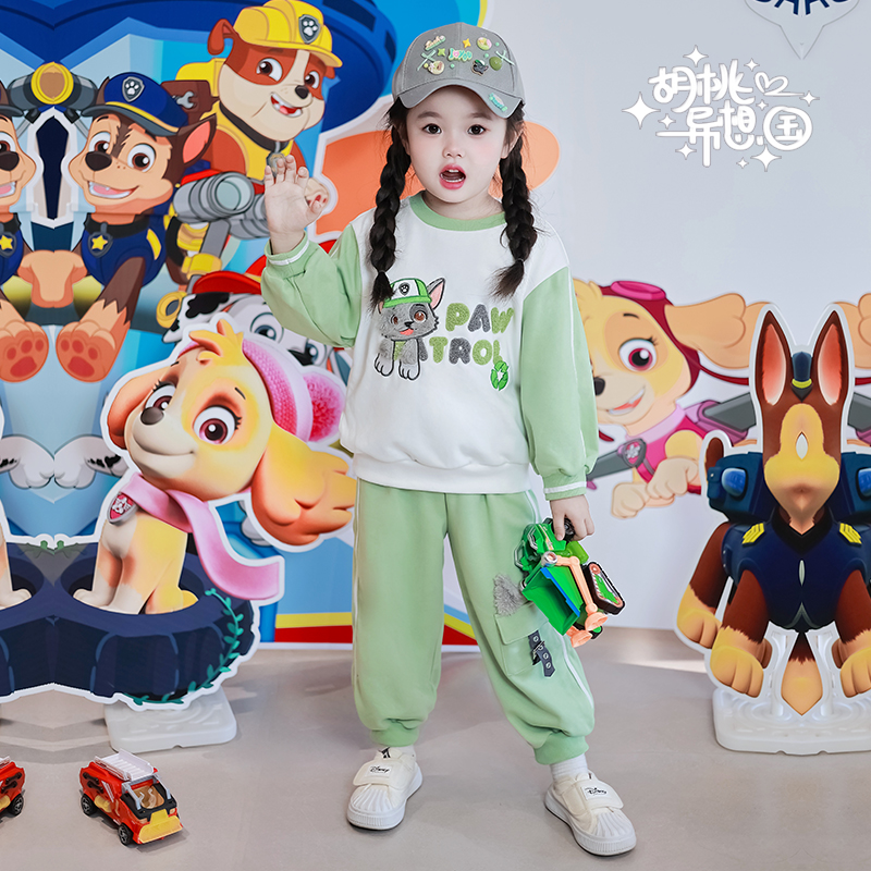 【年中秋冬款清仓】包含微瑕  汪汪队灰灰卫衣套装