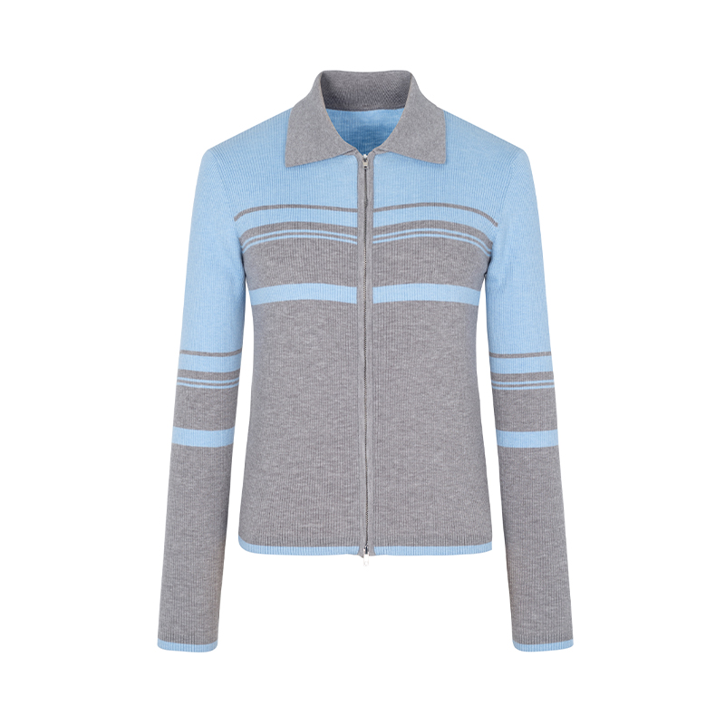 【高高甄选】商场同款自带显瘦气质绵羊毛针织开衫NDY8B33615