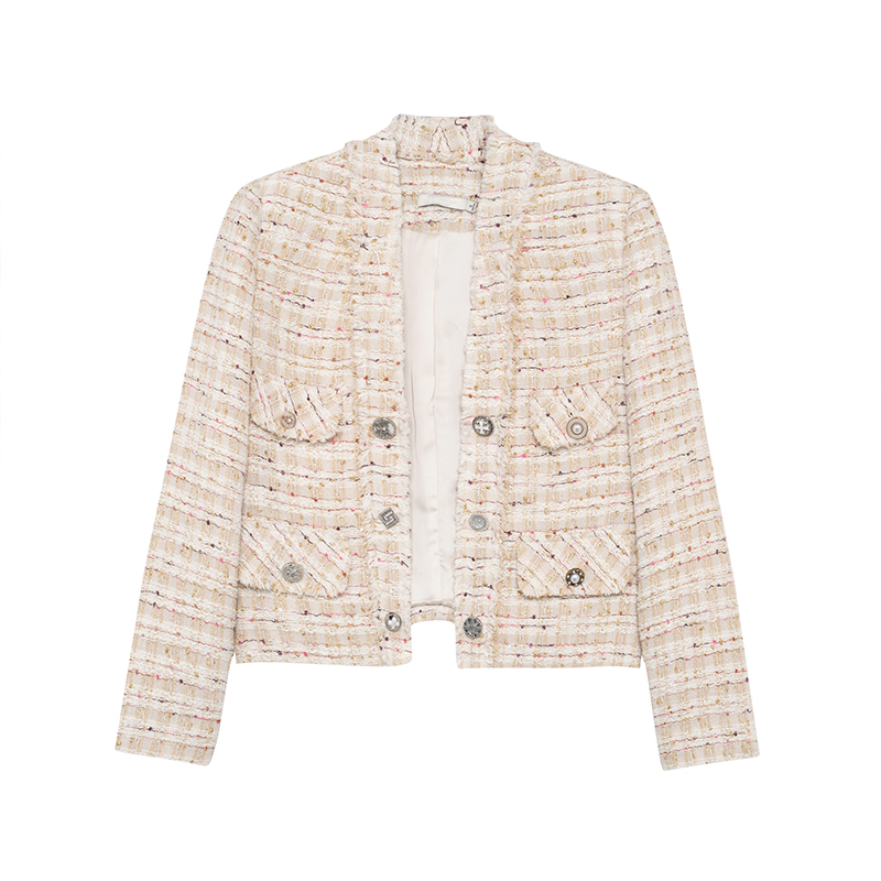 【九月专属】商场同款新品独特肌理小香风短外套N201A31300A