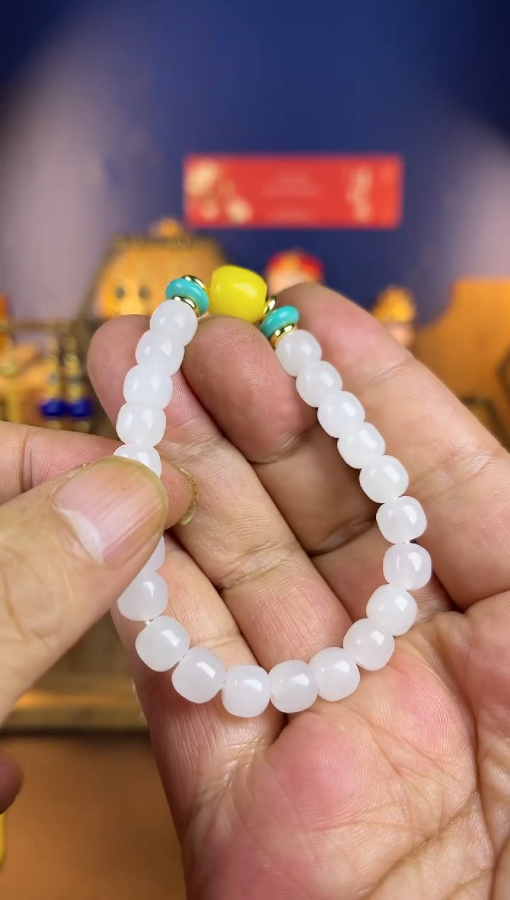 【闪购商品】和田玉手链未镶嵌老型珠