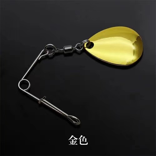 路亚复合亮片大号旋转钓组配铅钩头全水层鲈鱼翘嘴黑坑抢鱼噪音片