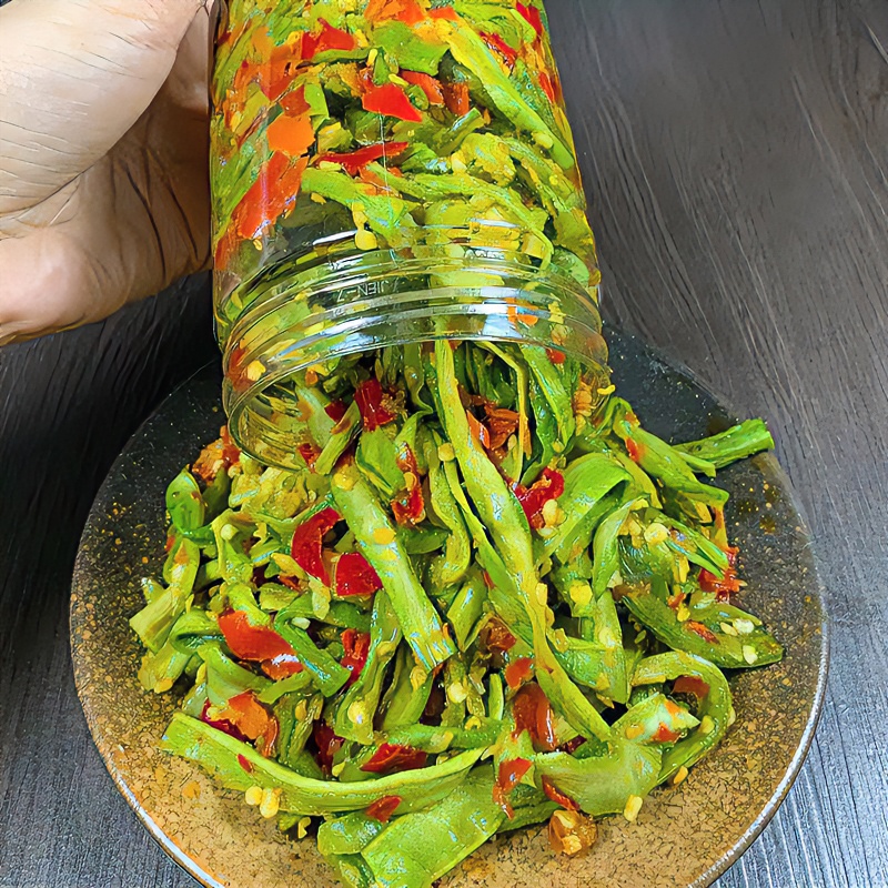 湖南特产新鲜脆爽贡菜响菜下饭菜辣椒酱香辣拌面小吃零食贡菜即食