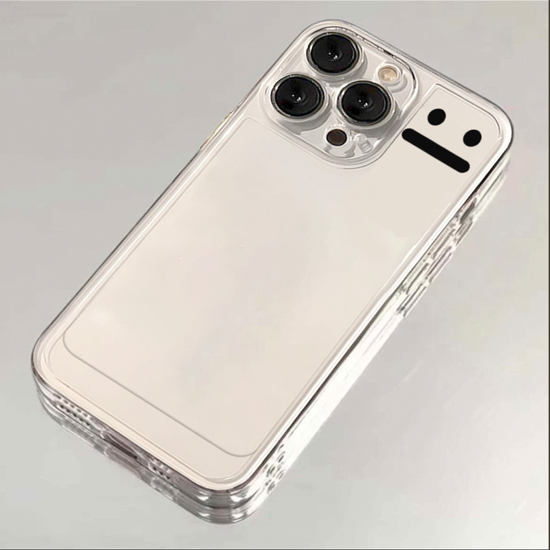 无语表情iPhone15ProMax手机壳苹果14PRO透明13硅胶12 11全包xsxr