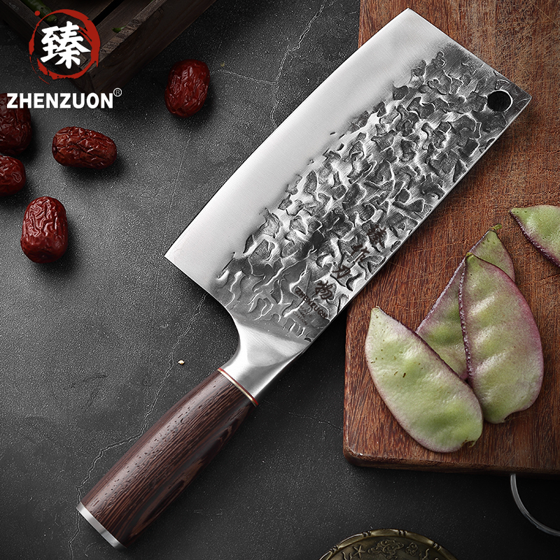 ZHENZUON/臻作菜刀手工锻打厨房家用切菜刀锋利切肉斩骨刀